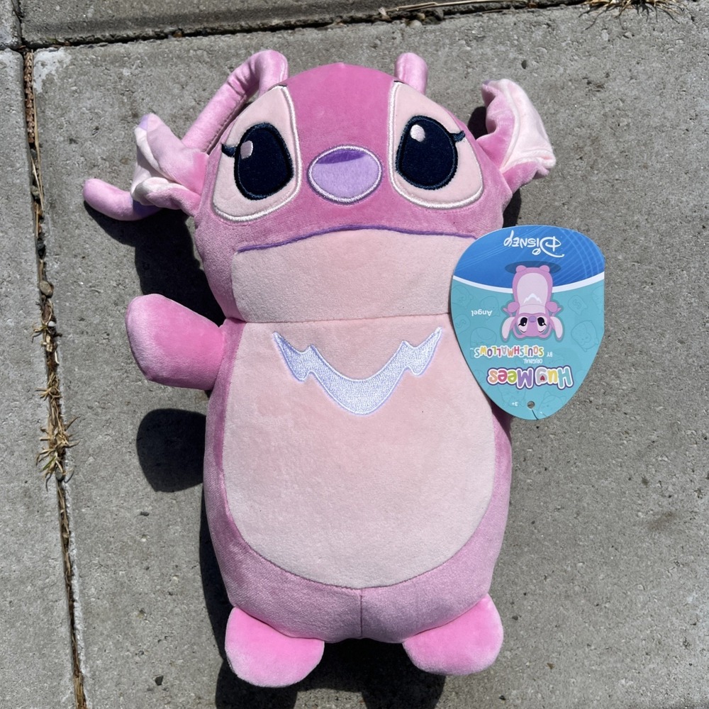 Squishmallows DISNEY Hugmees Stitch Angel - NWT NEW - 10"